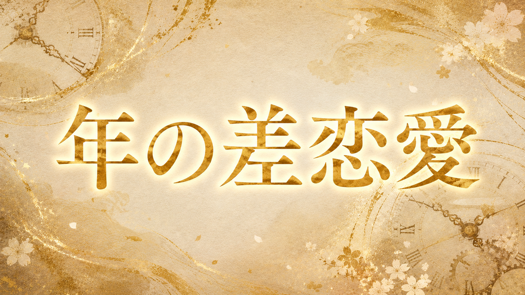 年の差恋愛
